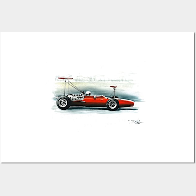 1969  312 F1. Test car, Modena Wall Art by oleynik